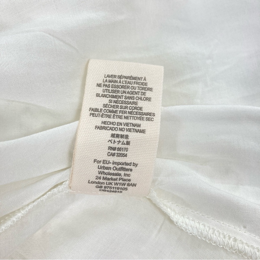Free People Verushka High Neck Button Back Lace dress Size 4 Ivory Women’s - Picture 11 of 14
